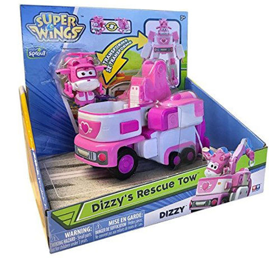 GetUSCart Super Wings Dizzy S Rescue Tow Transforming Toy Vehicle