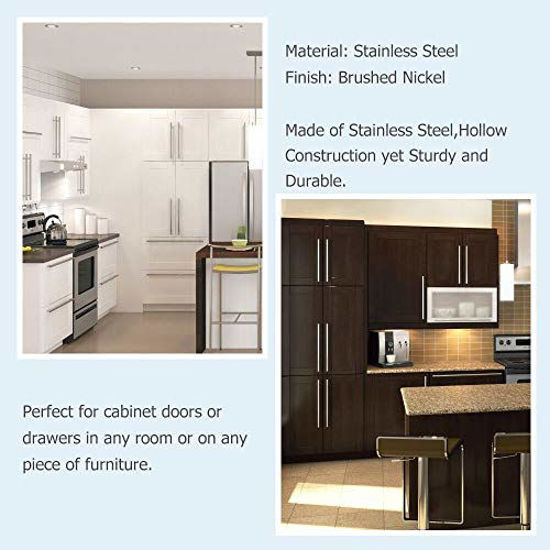 Getuscart Homdiy Pack Cabinet Pulls Brushed Nickel Kitchen Cabinet