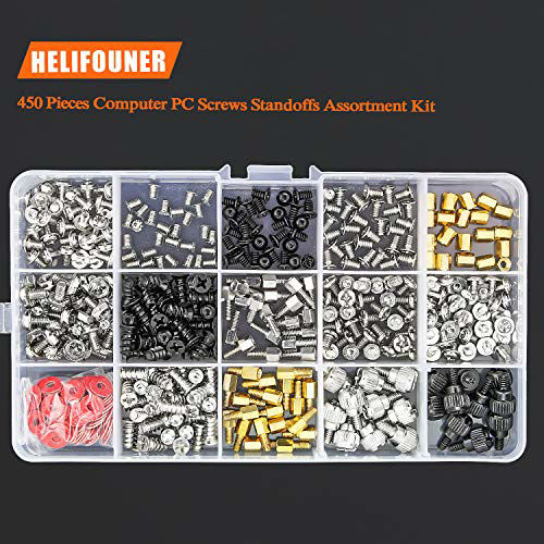 GetUSCart HELIFOUNER 450 Pieces Computer Standoffs Spacer Screws