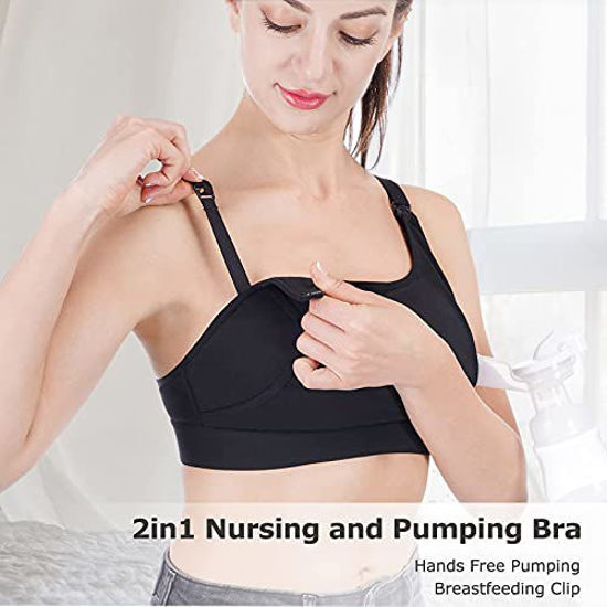 Getuscart Hands Free Pumping Bra Momcozy Adjustable Breast Pumps