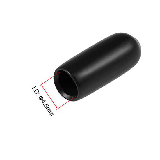 Getuscart Uxcell Pcs Rubber End Caps Mm Id Vinyl Round Tube Bolt