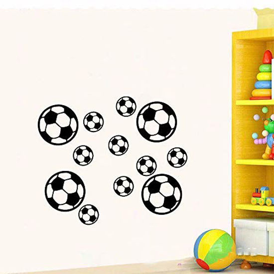 GetUSCart 12 Footballs Wall Decal Vinyl Stickers Removable Lovely