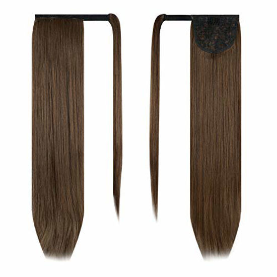 GetUSCart BARSDAR 26 Inch Ponytail Extension Long Straight Wrap Around