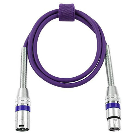 Getuscart Disino Pack Multi Color Xlr Patch Cables Pin Balanced