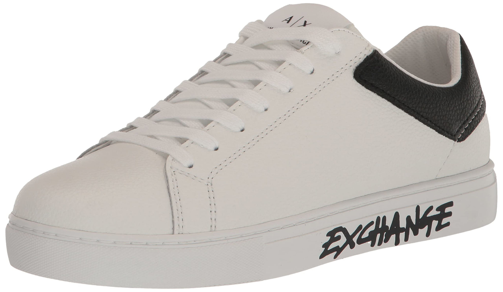 Getuscart A X Armani Exchange Men S Updated Leather Sidewall Logo