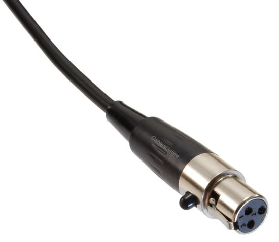 GetUSCart CablesOnline 10ft Mini XLR 3 Pin Male To Mini XLR 3 Pin