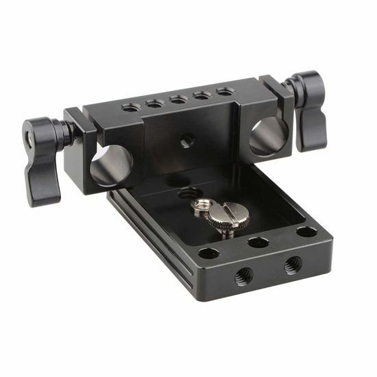 GetUSCart CAMVATE Camera Baseplate Integrated With 15mm Dual Rod Clamp