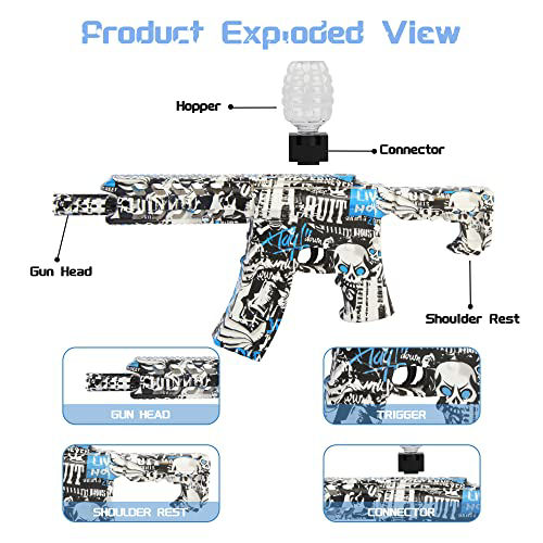 Getuscart Siarint M Automatic Electric Gel Blaster With Gel