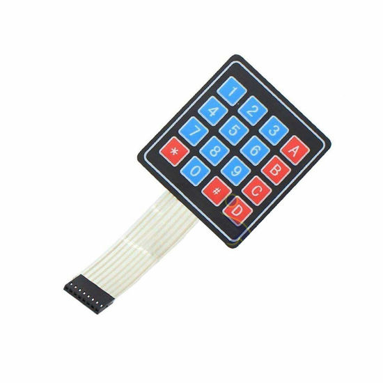 GetUSCart DEVMO 2PCS 4 X 4 Matrix Array 16 Key Membrane Switch Keypad