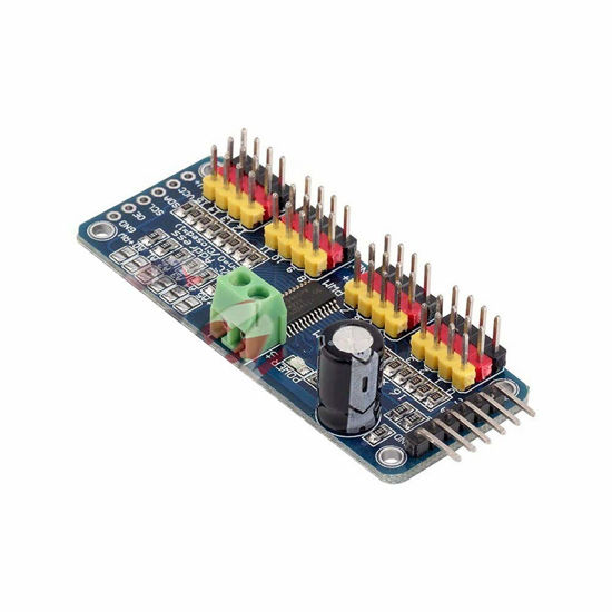 GetUSCart DEVMO 2PCS PCA9685 PWM Servo Motor Driver I2C IIC Module 12