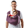 Picture of Baby K'tan Original Baby Wrap Carrier, Infant and Child Sling - Simple Pre-Wrapped Holder for Babywearing - No Tying or Rings - Carry Newborn up to 35 lbs, Eggplant, Women 6-8 (Small), Men 37-38