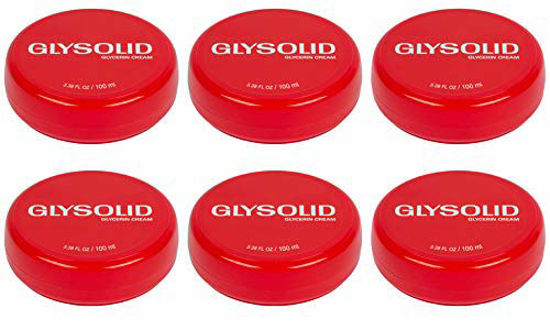 Glysolid Glycerin Skin Cream - Thick, Smooth, and Silky - Trusted Formula  for Hands, Feet and Body 3.38 fl oz (100ml Jar)