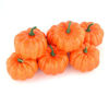 Picture of JEDFORE Fake Fruit Home House Kitchen Decoration Artificial Lifelike Simulation Mini Pumpkins Halloween Thanksgiving Day House Decoration - Set of 10 - Orange