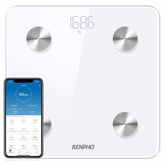 RENPHO Body Fat Scale Smart Bmi Scale Digital Bathroom Wireless Weight Scale