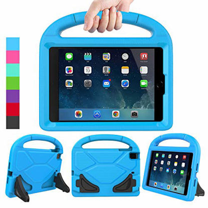 Picture of LEDNICEKER Kids Case for iPad Mini 1 2 3 4 5 - Light Weight Shock Proof Handle Friendly Convertible Stand Kids Case for iPad Mini, Mini 5 (2019), Mini 4, iPad Mini 3rd Generation, Mini 2 Tablet - Blue