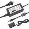 Picture of TKDY ACK-E18 AC Power Adapter Suppply DR-E18 DC Coupler Charger Kit for Canon EOS Rebel T6i T6s T7i T8i SL2 SL3 750D 760D 800D 850D 77D 200D 250D Kiss X8i X9i X10i 8000D 9000D RP Cameras.