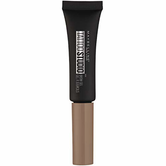 Picture of Maybelline TattooStudio Waterproof Eyebrow Gel Makeup, Soft Brown, 0.23 Fl Oz (Pack of 1)