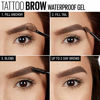 Picture of Maybelline TattooStudio Waterproof Eyebrow Gel Makeup, Soft Brown, 0.23 Fl Oz (Pack of 1)