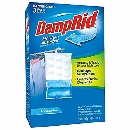 Picture of DampRid 42 oz. Fragrance Free Hanging Bag (3-Pack)
