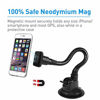 Picture of Macally Magnetic Phone Car Mount, Windshield Phone Holder for Car with 12" Long Arm & Super Strong Magnet for All Smartphones, Cell Phones, iPhones, Samsung Galaxies, etc.