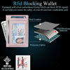 Picture of Small RFID Blocking Minimalist Credit Card Holder Pocket Wallets for Men Women