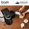 Picture of Keurig K-Cafe Coffee Maker, Single Serve K-Cup Pod Coffee, Latte and Cappuccino Maker, Comes with Dishwasher Safe Milk Frother, Coffee Shot Capability, Compatible With all K-Cup Pods, Charcoal