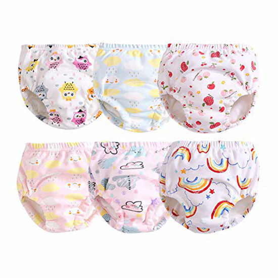 Picture of Orinery Cotton Reusable Toddler Baby Training Pants 6-Pack (2-3T, XT-G)