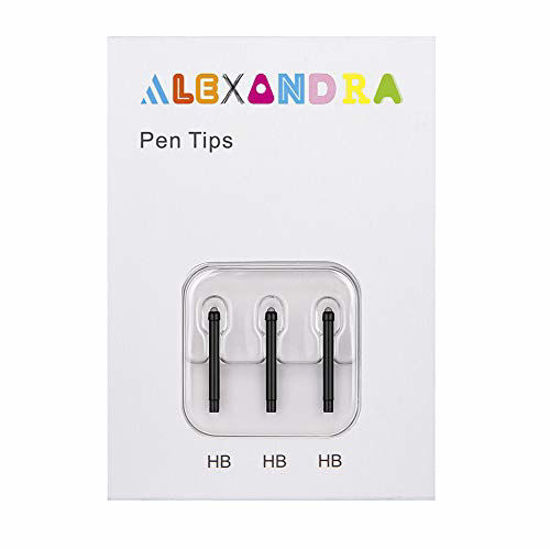 Picture of Alexandra Original Surface Pen Tips Replacement (3 × HB, Default Tip) for 2017 Microsoft Surface Pen( Model 1776), Surface Pro 4 Pen