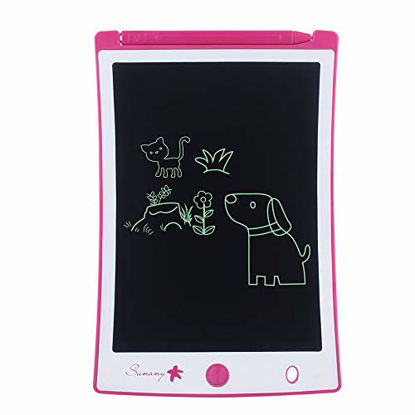 Picture of LCD Writing Tablet,Electronic Writing &Drawing Board Doodle Board,Sunany 8.5" Handwriting Paper Drawing Tablet Gift for Kids and Adults at Home,School and Office (Pink)