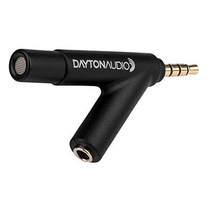 Picture of Dayton Audio iMM-6 Calibrated Measurement Microphone for iPhone, iPad Tablet and Android,Black