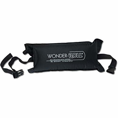 Picture of Wonder-Roll Self Inflating Travel Lumbar Pillow | Self inflating pillow helps to relax the back. Use as an inflatable back pillow, inflatable lumbar pillow, and inflatable back support