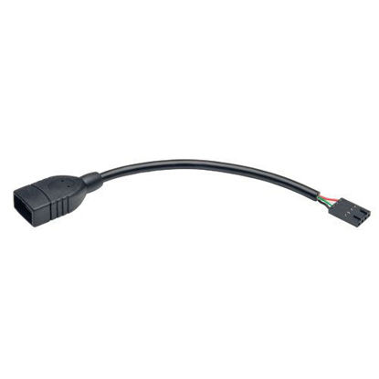 Picture of TRIPP LITE USB 2.0 to USB Motherboard 4-Pin IDC Header Cable 6-Inch (U024-06N-IDC)