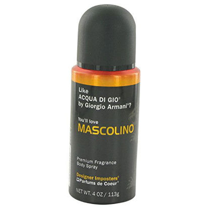 Picture of Designer Imposters Mascolino By PARFUMS DE COEUR FOR MEN 4 oz Body Spray