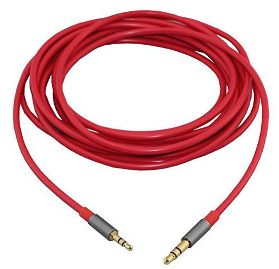 Picture of 2.5mm Male to 3.5mm Male Stereo Audio Cable Aux Cable - 9.8 Feet (3 Meters)