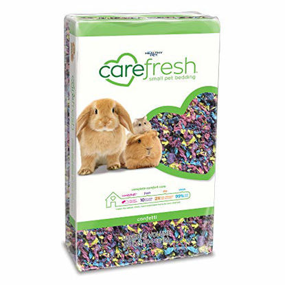 Picture of carefresh Dust-Free Confetti Natural Paper Small Pet Bedding with Odor Control, 23 L