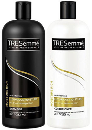 Picture of Tresemme Shampoo and Conditioner Set Bundle, 28 Ounce, Moisture Rich