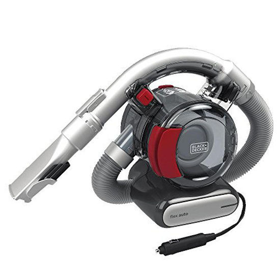 Picture of BLACK+DECKER Flex Car Vacuum, 12V Corded (BDH1200FVAV), Iron/Red