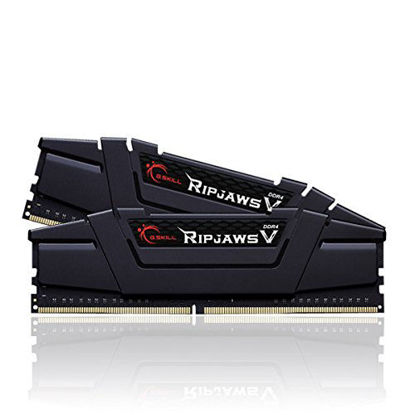 Picture of G.SKILL 16GB (2 x 8GB) Ripjaws V Series DDR4 PC4-25600 3200MHz Desktop Memory Model F4-3200C16D-16GVKB