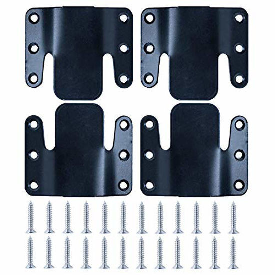 Picture of LazyMe Universal Sectional Sofa Interlocking Sofa Connector Bracket with Hardware- 2 Sets, 4 Piece