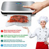 Picture of Vacuum Sealer By NutriChef | Automatic Vacuum Air Sealing System For Food Preservation w/ Starter Kit | Compact Design | Lab Tested | Dry & Moist Food Modes | Led Indicator Lights (Silver)