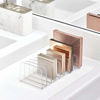 Picture of iDesign Clarity BPA-Free Plastic Divided Makeup Palette Organizer, 9.25" x 3.86" x 3.2", Clear