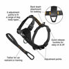 Picture of Kurgo Dog Harness | Pet Walking Harness | Large | Black | No Pull Harness Front Clip Feature for Training Included | Car Seat Belt | Tru-Fit Quick Release Style