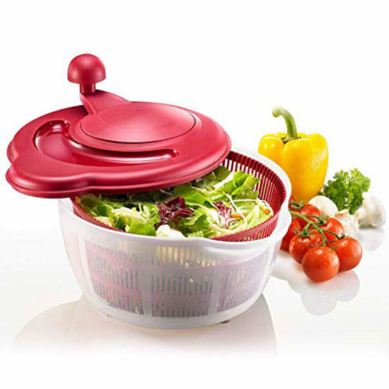 Picture of Westmark Germany Vegetable and Salad Spinner with Pouring Spout (Red)