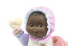 Picture of JC Toys Lil Hugs African American Pink Soft Body - Your First Baby Doll - Designed by Berenguer - Ages 0+