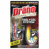 Picture of Drano Gel Drain Clog Remover and Cleaner 16oz and Snake Plus Tool 16 inches, Unclogs tough blockages, Commercial Line