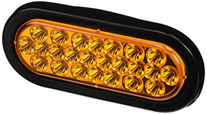 Picture of Buyers Products SL65AO 6 Inch Oval LED Recessed Strobe Light, Amber