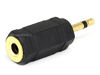 Picture of Monoprice 107121 2.5mm Mono Plug to 3.5mm Mono Jack Adaptor, Gold Plated