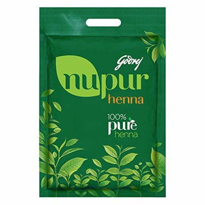 Picture of Godrej Nupur Henna Natural Mehndi for Hair Color with Goodness of 9 Herbs, 14.10 Ounce