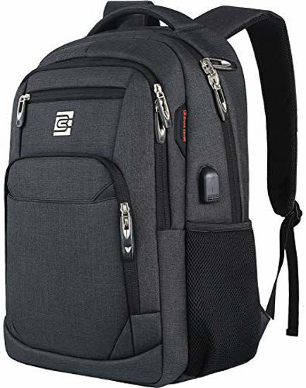 DISCOVERY ADVENTURES LAPTOP BACKPACK,BUSINESS TRAVEL ANTI THEFT SLIM  DURABLE LAPTOPS BACKPACK WITH USB CHARGING PORT,WATER RESISTANT COLLEGE  SCHOOL