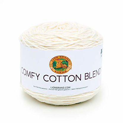  Lion Brand 24/7 Cotton Yarn, Yarn for Knitting, Crocheting, and  Crafts, Lemon, 3 Pack